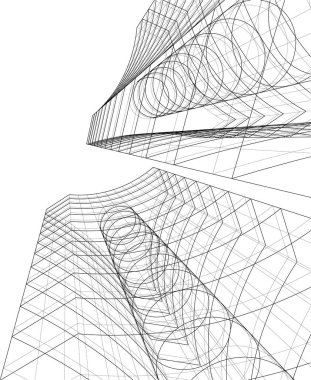 soyut mimari duvar kağıdı, dijital arkaplan