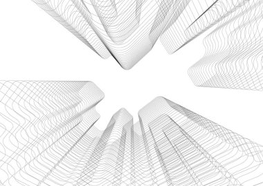 soyut mimari duvar kağıdı, dijital arkaplan