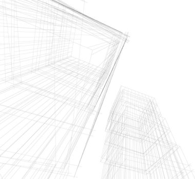 soyut mimari duvar kağıdı, dijital arkaplan