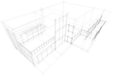 soyut mimari duvar kağıdı, dijital arkaplan