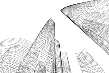 soyut mimari duvar kağıdı, dijital arkaplan