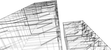 soyut mimari duvar kağıdı, dijital arkaplan