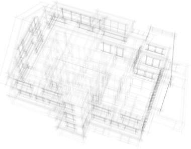 soyut mimari duvar kağıdı, dijital arkaplan