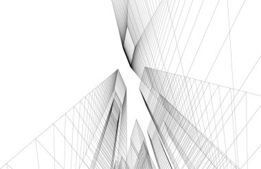 soyut mimari duvar kağıdı, dijital arkaplan