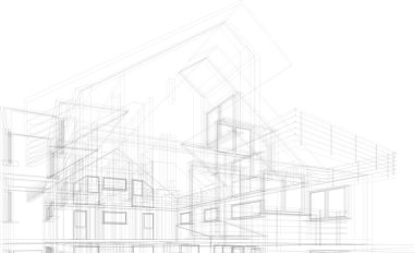 soyut mimari duvar kağıdı, dijital arkaplan