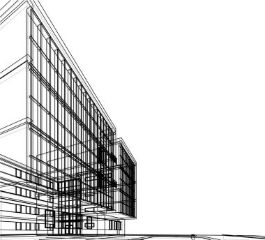 soyut mimari duvar kağıdı, dijital arkaplan