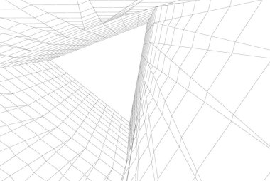 soyut mimari duvar kağıdı, dijital arkaplan