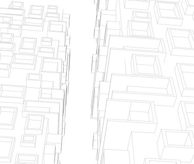 soyut mimari duvar kağıdı, dijital arkaplan