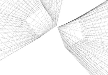 soyut mimari duvar kağıdı, dijital arkaplan