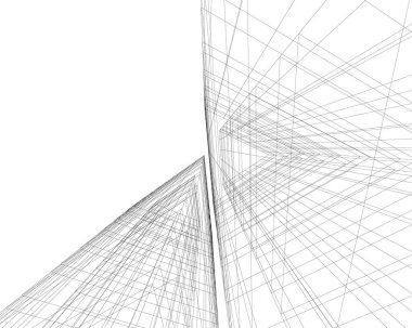 soyut mimari duvar kağıdı, dijital arkaplan