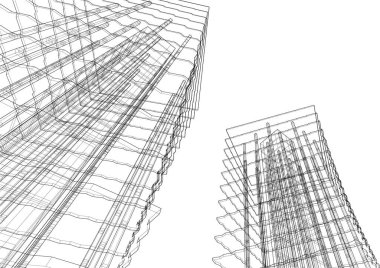 soyut mimari duvar kağıdı, dijital arkaplan