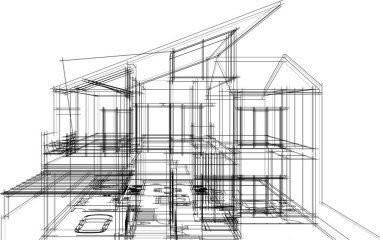 soyut mimari duvar kağıdı, dijital arkaplan
