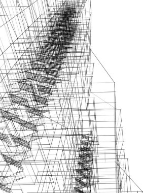 soyut mimari duvar kağıdı, dijital arkaplan