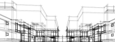 soyut mimari duvar kağıdı, dijital arkaplan