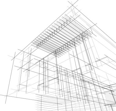 soyut mimari duvar kağıdı, dijital arkaplan