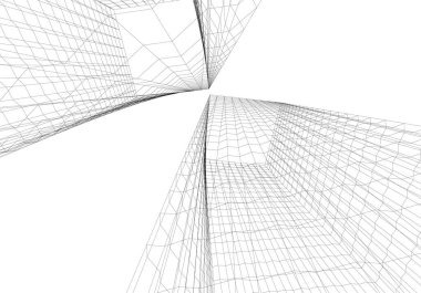 soyut mimari duvar kağıdı, dijital arkaplan