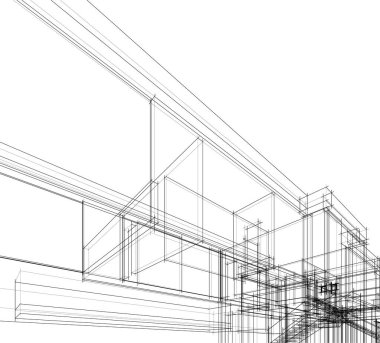 soyut mimari duvar kağıdı, dijital arkaplan