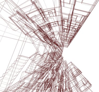 soyut mimari duvar kağıdı, dijital arkaplan