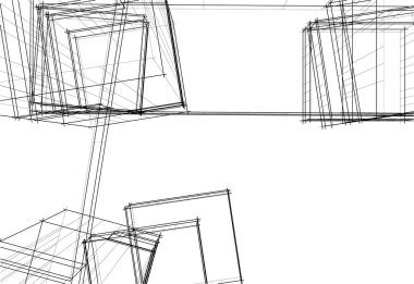 soyut mimari duvar kağıdı, dijital arkaplan