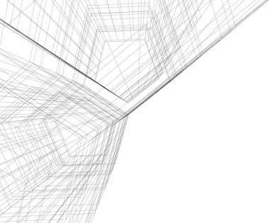 soyut mimari duvar kağıdı, dijital arkaplan