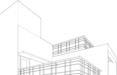 soyut mimari duvar kağıdı, dijital arkaplan