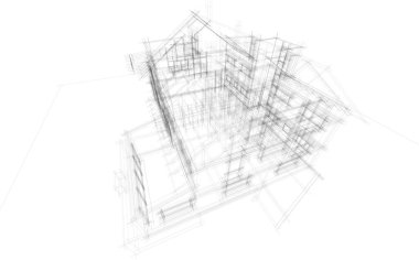 soyut mimari duvar kağıdı, dijital arkaplan