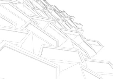 soyut mimari duvar kağıdı, dijital arkaplan