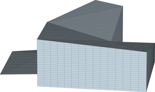 abstract architectural wallpaper, digital background