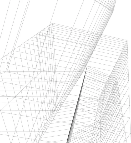 Абстрактные Архитектурные Обои Цифровой Фон — стоковый вектор