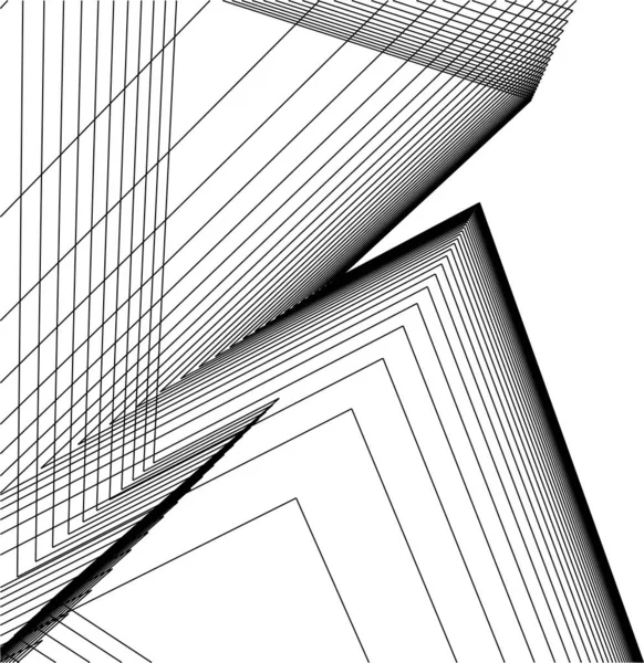 Abstract Architectonisch Behang Digitale Achtergrond — Stockvector