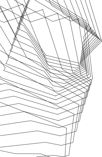 Абстрактные Архитектурные Обои Цифровой Фон — стоковый вектор