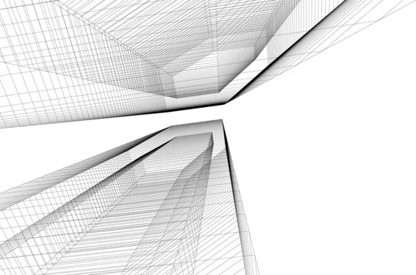 Абстрактные Архитектурные Обои Цифровой Фон — стоковый вектор