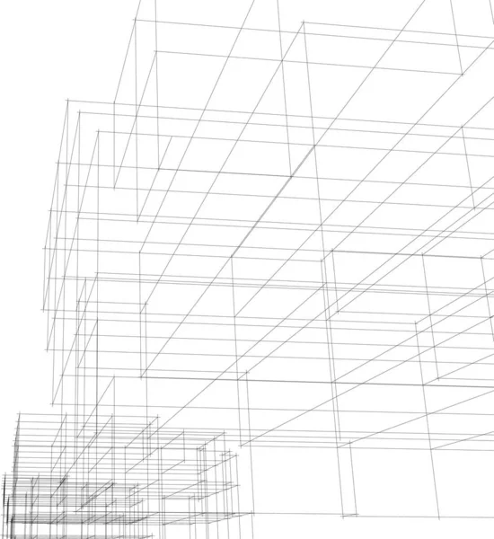 Abstrakcyjna Tapeta Architektoniczna Tło Cyfrowe — Wektor stockowy