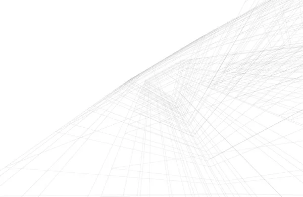 Abstrakcyjna Tapeta Architektoniczna Tło Cyfrowe — Wektor stockowy