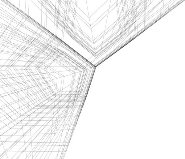 抽象的な建築壁紙やデジタル背景 — ストックベクタ