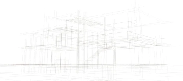 Fondo Pantalla Arquitectónica Abstracta Fondo Digital — Vector de stock