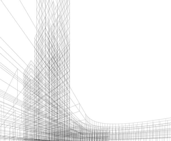 建筑墙纸摘要 数码背景 — 图库矢量图片