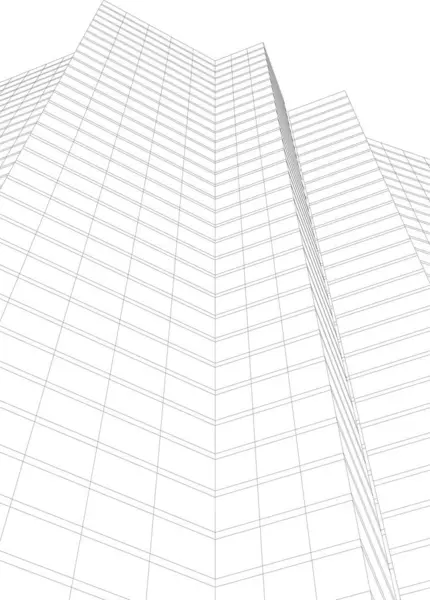 Fondo Pantalla Arquitectónica Abstracta Fondo Digital — Vector de stock