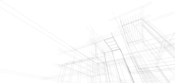 Fondo Pantalla Arquitectónica Abstracta Fondo Digital — Archivo Imágenes Vectoriales