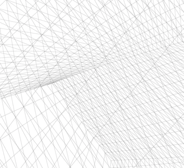 抽象的な建築壁紙のコンセプトデジタル背景 — ストックベクタ