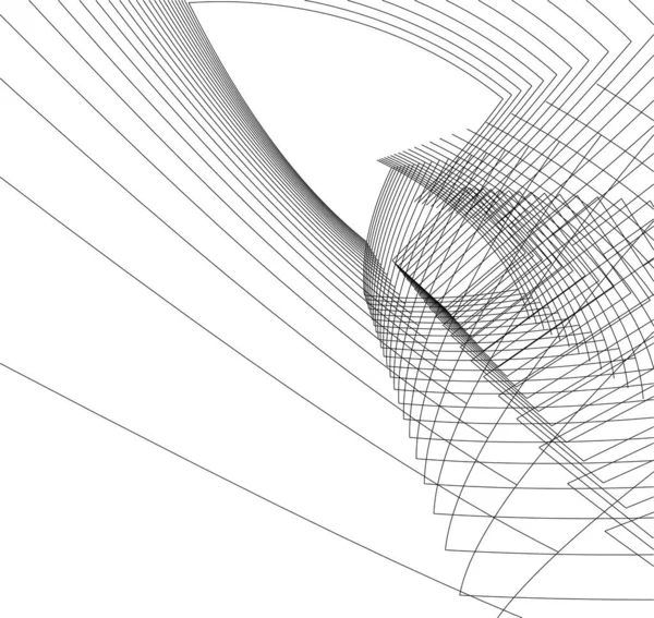 Abstrakcyjna Tapeta Architektoniczna Tło Cyfrowe — Wektor stockowy