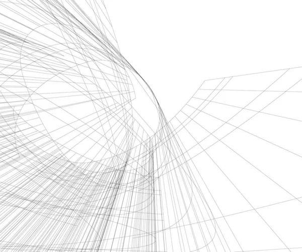 Abstrakcyjna Tapeta Architektoniczna Tło Cyfrowe — Wektor stockowy