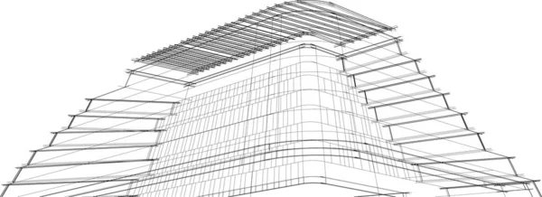 建筑墙纸摘要 数码背景 — 图库矢量图片