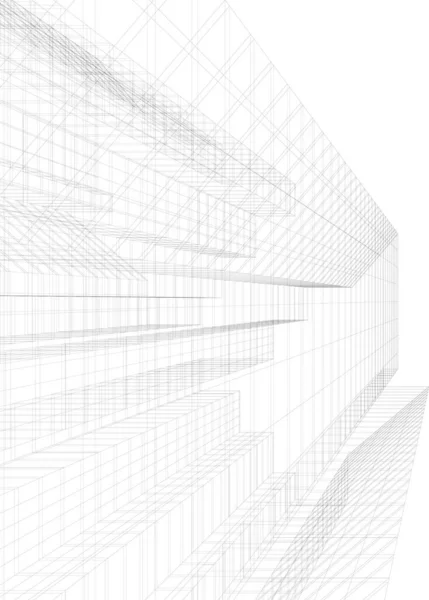 Abstract Architectonisch Behang Digitale Achtergrond — Stockvector