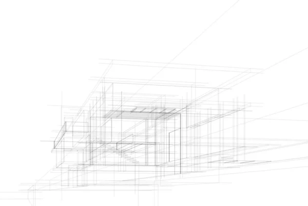 建筑墙纸摘要 数码背景 — 图库矢量图片