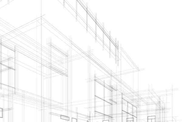 Абстрактные Архитектурные Обои Цифровой Фон — стоковый вектор