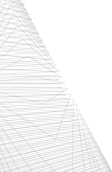 Abstrakcyjna Tapeta Architektoniczna Tło Cyfrowe — Wektor stockowy