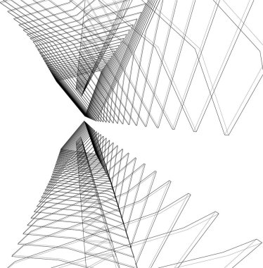 soyut mimari duvar kağıdı, dijital arkaplan