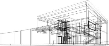 soyut mimari duvar kağıdı, dijital arkaplan