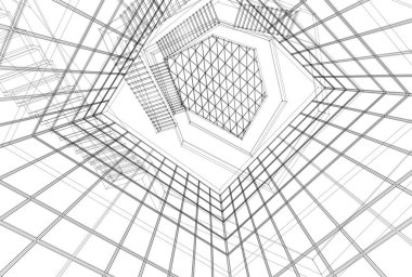 soyut mimari duvar kağıdı, dijital arkaplan